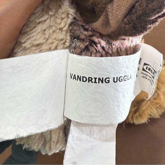 Set of 2 Plush Toys – Lion Stuffed Animal & Owl Hand Puppet • Soft & Cute - Picture 5 of 13